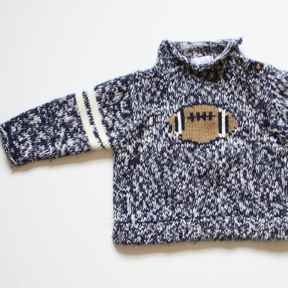The Childrens Place Football Sweater Sz 3-6m